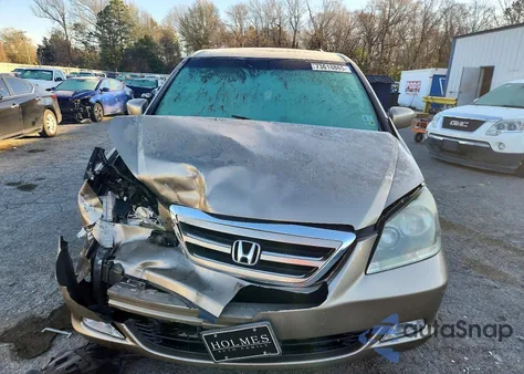 2005 Honda Odyssey Touring z USA, uszkodzony, nr VIN 5FNRL38865B050310